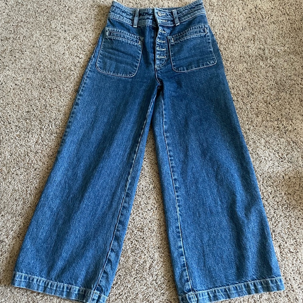 Free People Wide leg jeans